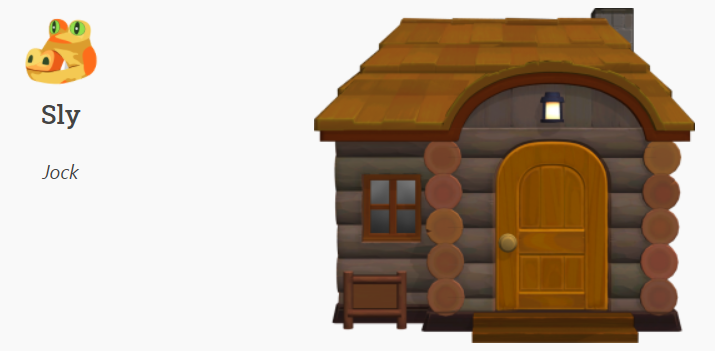 Sly - Jock Villager Animal Crossing New Horizons
