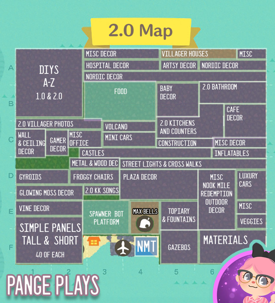 Animal Crossing 2.0 Treasure Island Map