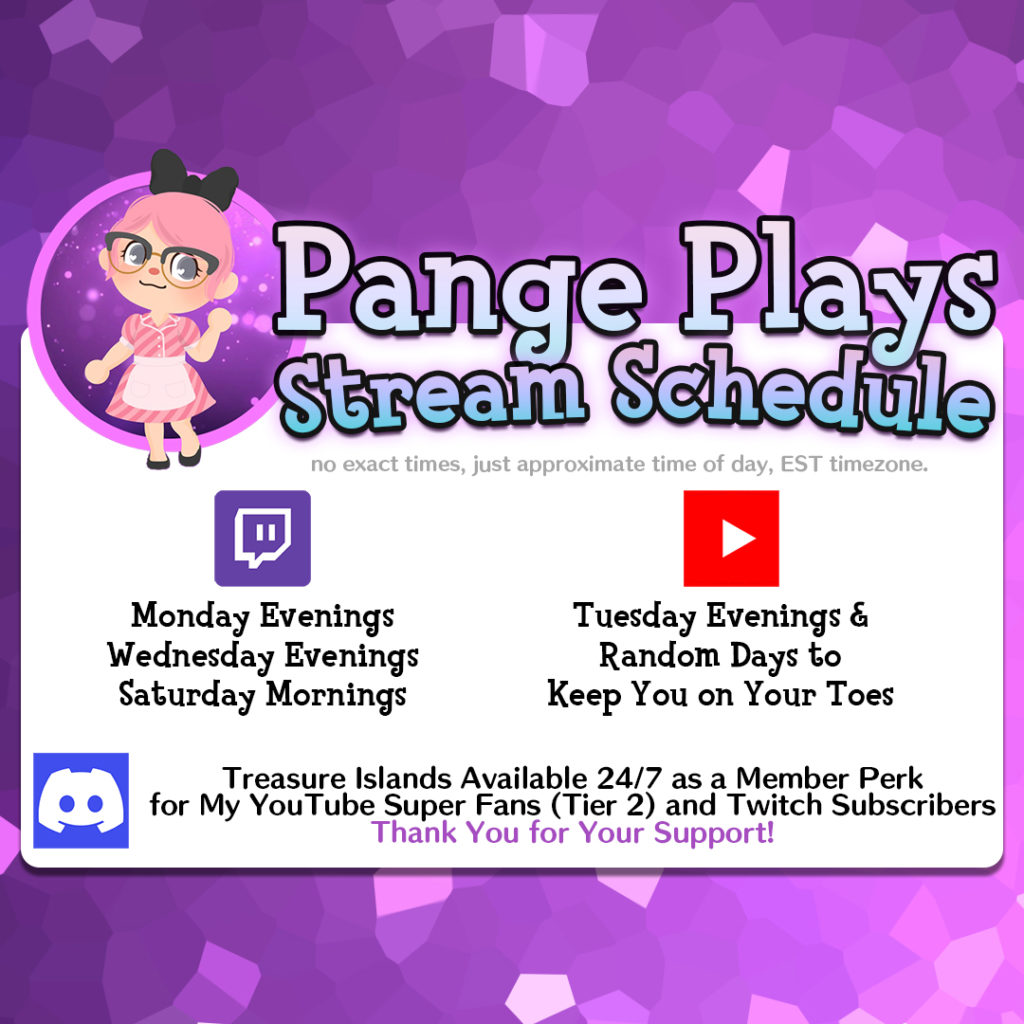 Pange Plays Streaming Schedulue