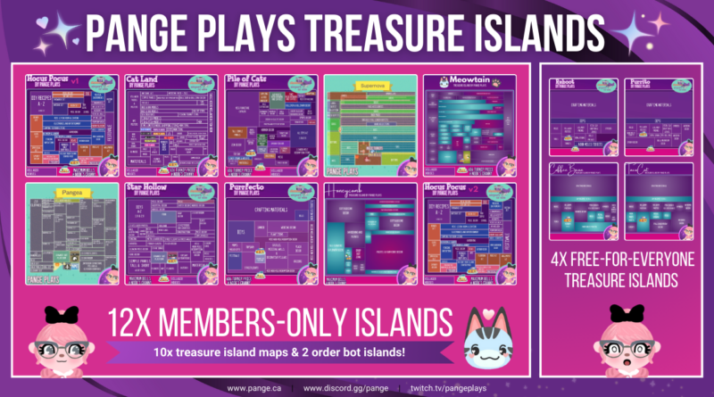 Announcing: New Members-Only Treasure Islands!